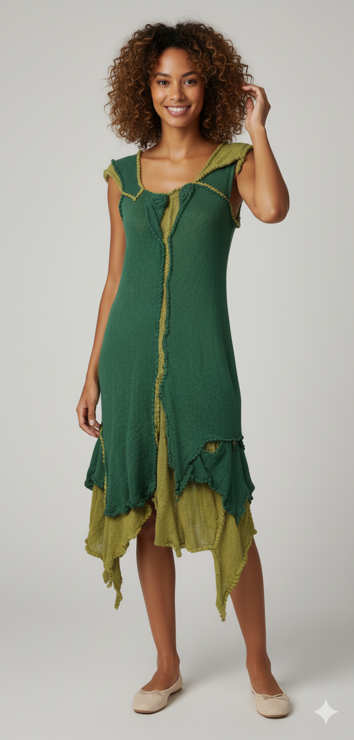 Coleção Arte Vestível: Criações Únicas em Malha de Algodão (Handmade)